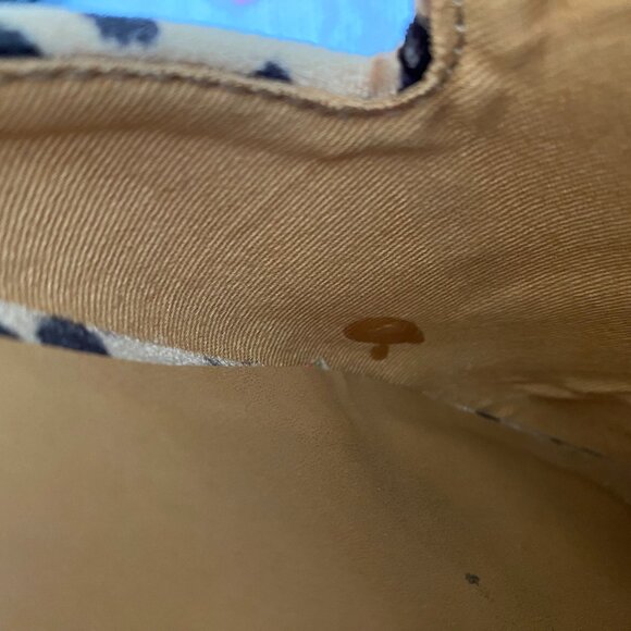 NWOT GAP Round Toe Slip On Flat Mule Shoes in Micro Cheetah Leopard Print Size 7 - Picture 6 of 6